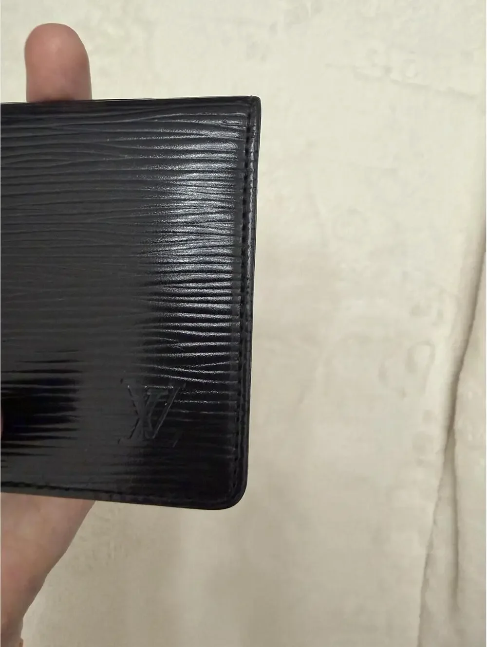 Authentic Louis Vuitton LV Card Wallet Epi Leather Bifold Vintage